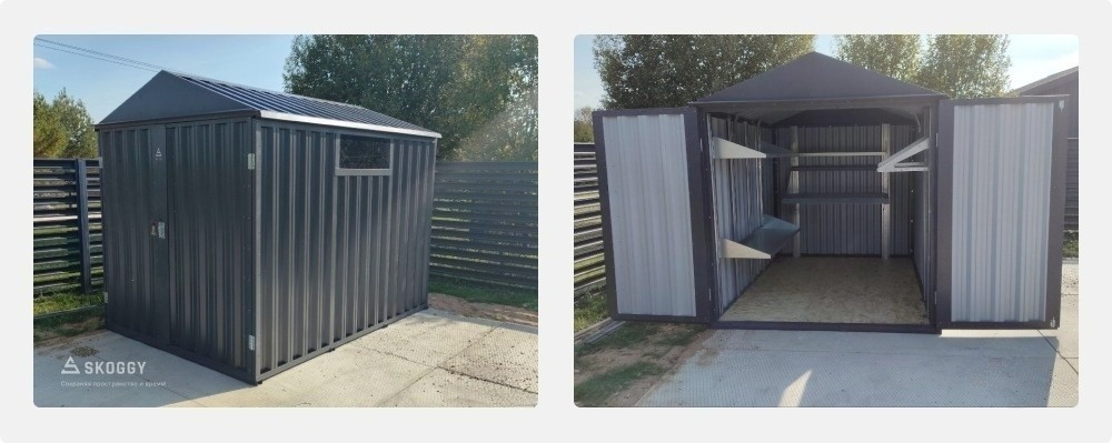 Металлический хозблок