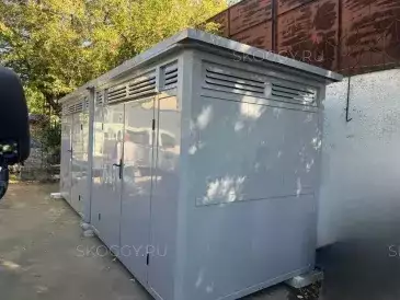 Два премиум контейнера для хранения ЛВЖ в светло-сером цвете в г.Москва